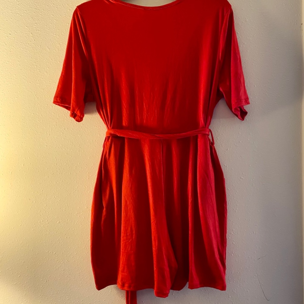 Red Summer Romper - Picture 2 of 3